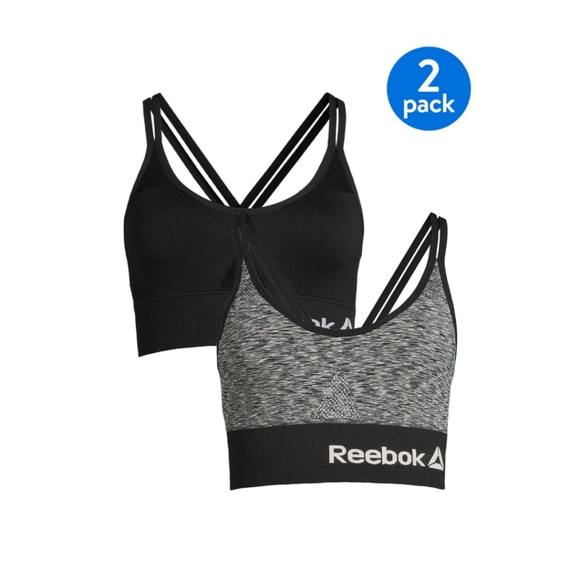 Reebok Other - Reebok 2 Pack Seamless Longline Bralette